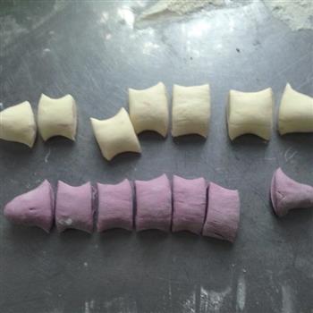 紫薯粉双色馒头的做法步骤9