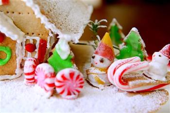 童话世界-圣诞姜饼屋和圣诞树的做法步骤28