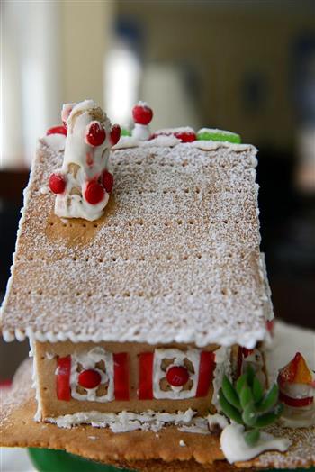 童话世界-圣诞姜饼屋和圣诞树的做法步骤29
