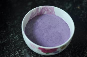 紫薯小花卷—粉嫩萌萌哒的做法步骤3