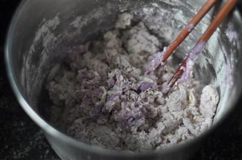 紫薯小花卷—粉嫩萌萌哒的做法图解6