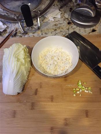 白菜疙瘩汤的做法步骤1