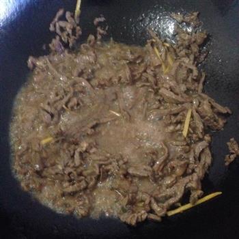 莴笋炒牛肉丝的做法步骤3