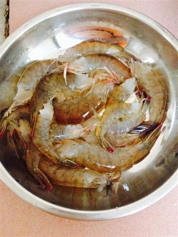 海鲜虾粥的做法步骤2