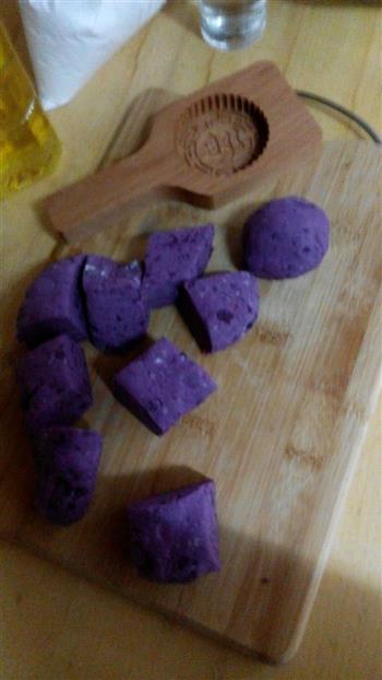 紫薯饼的做法步骤3