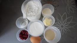 蔓越莓蛋奶吐司面包的做法步骤1