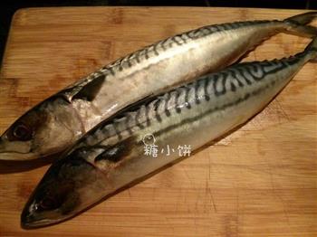 黑椒盐烤鲭鱼Mackerel的做法图解1