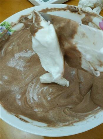 六寸香草奶油–巧克力裸蛋糕的做法步骤11