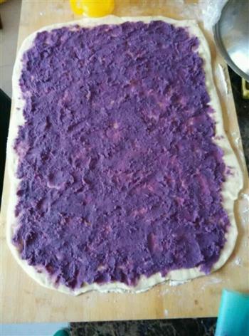 紫薯花卷的做法图解5