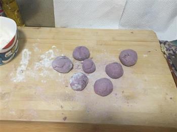 紫薯山药花样馒头的做法步骤10