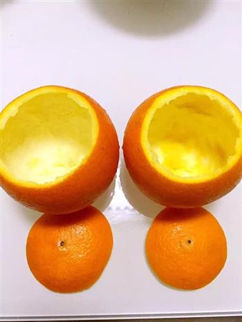 鲜橙蒸蛋小宝贝美食冬季养生餐的做法步骤3