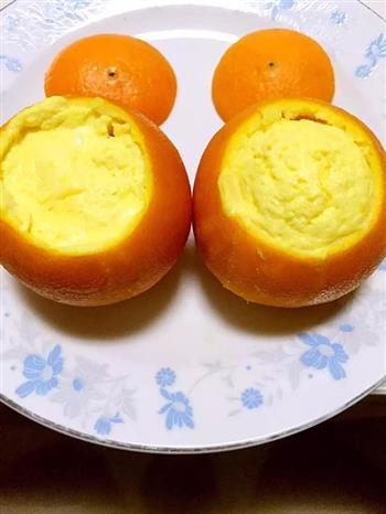 鲜橙蒸蛋小宝贝美食冬季养生餐的做法图解7