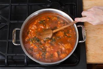 托斯卡纳蔬菜炖汤的做法图解4
