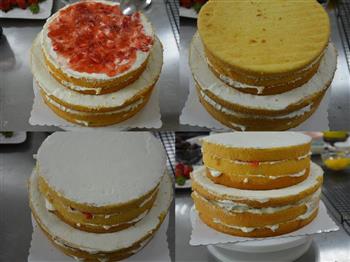 双层水果奶油生日蛋糕的做法图解17