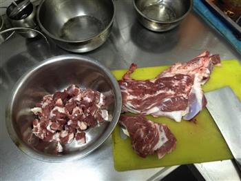 羊肉卤刀削面的做法步骤1