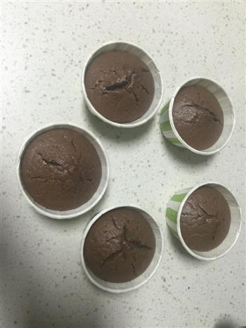巧克力杯子蛋糕的做法步骤8