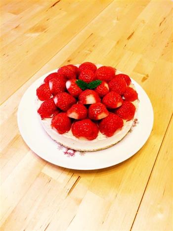 草莓芝士蛋糕的做法步骤13