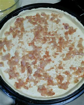 醇香芝士青椒猪肉披萨的做法图解12