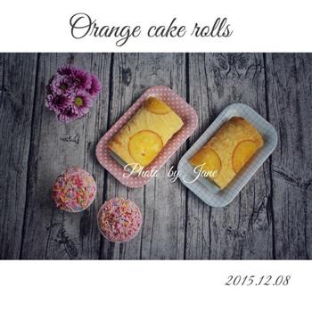香橙蛋糕卷的做法图解11