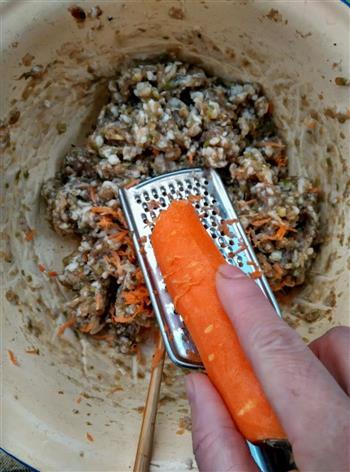 胡萝卜羊肉饺子的做法步骤2