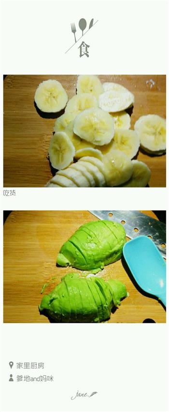 牛油果香蕉酸奶昔的做法图解2