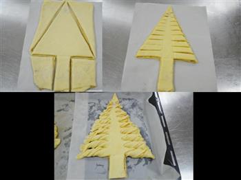 圣诞树面包的做法步骤10