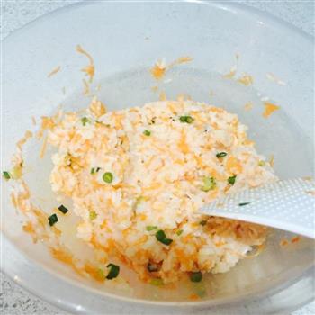黄金米饼-剩米饭的利用-早餐的做法图解5