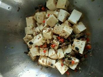 豆豉肉沫豆腐的做法步骤4