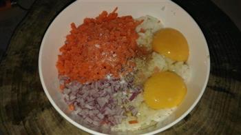 鸡蛋米饭煎饼的做法步骤3
