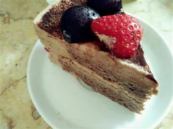 草莓巧克力慕斯蛋糕的做法步骤8