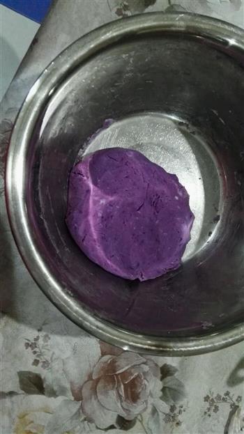 芋泥紫薯糕的做法步骤2