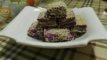 芋泥紫薯糕的做法步骤8