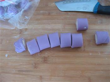 紫薯双色馒头的做法图解12