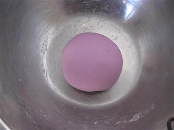 紫薯双色馒头的做法图解5