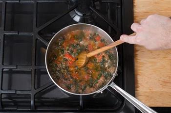 意大利牛肉丸番茄燕麦炖汤的做法图解3