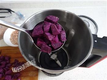 红粳米紫薯糊的做法图解3
