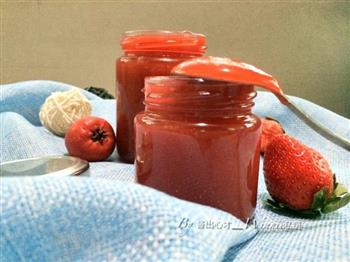 私房草莓山楂果酱的做法步骤10
