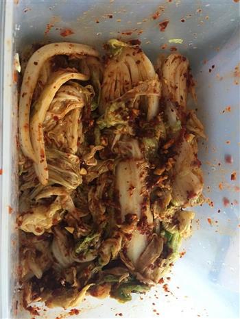 朝鲜族地道家庭版腌辣白菜的做法图解7