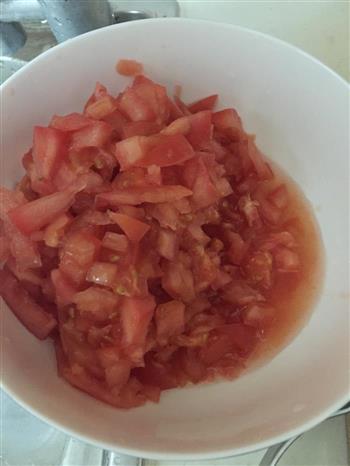 西红柿打卤面的做法图解1