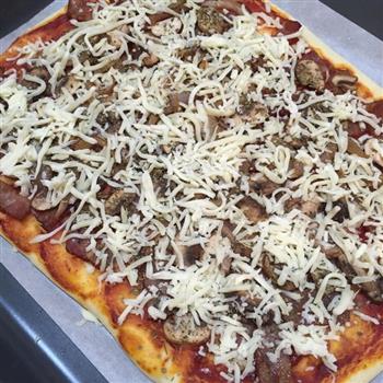 意大利乡村薄饼披萨 Pizza的做法步骤20