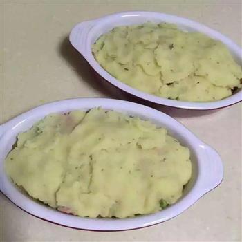 土豆火腿焗饭的做法图解3