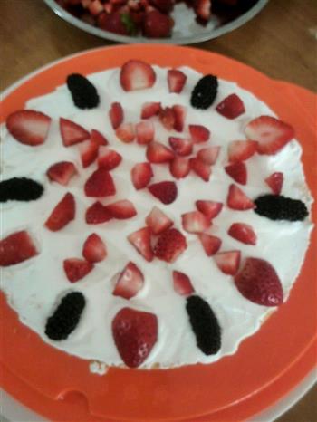 草莓裸蛋糕的做法图解5