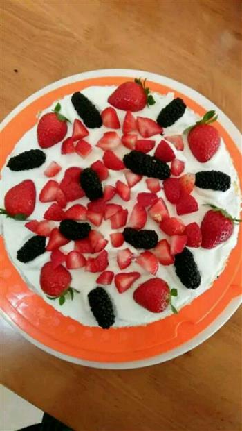 草莓裸蛋糕的做法图解6