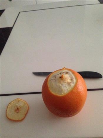 橙香鸡蛋羹的做法图解2