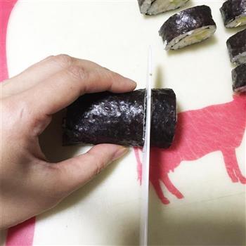 南美对虾紫菜包饭  寿司卷的做法图解10