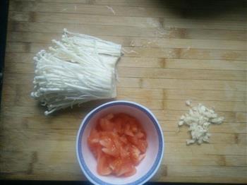 茄汁金针菇的做法步骤1