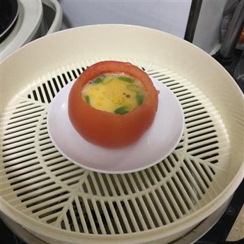 花式番茄蒸鸡蛋糕的做法步骤8