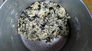 黑芝麻海苔饼干的做法步骤5