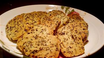 黑芝麻海苔饼干的做法步骤8