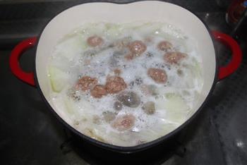 暖暖的冬瓜丸子汤的做法步骤7